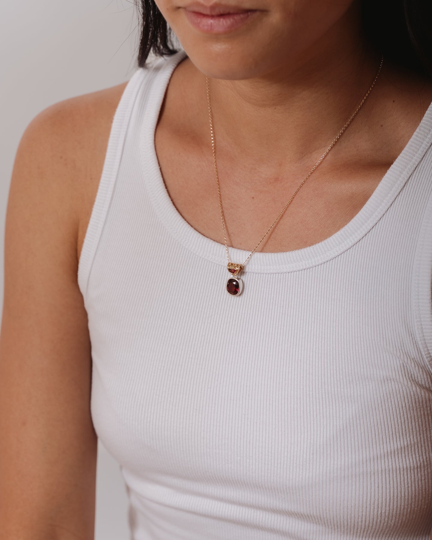 The Jasmyn Garnet Necklace