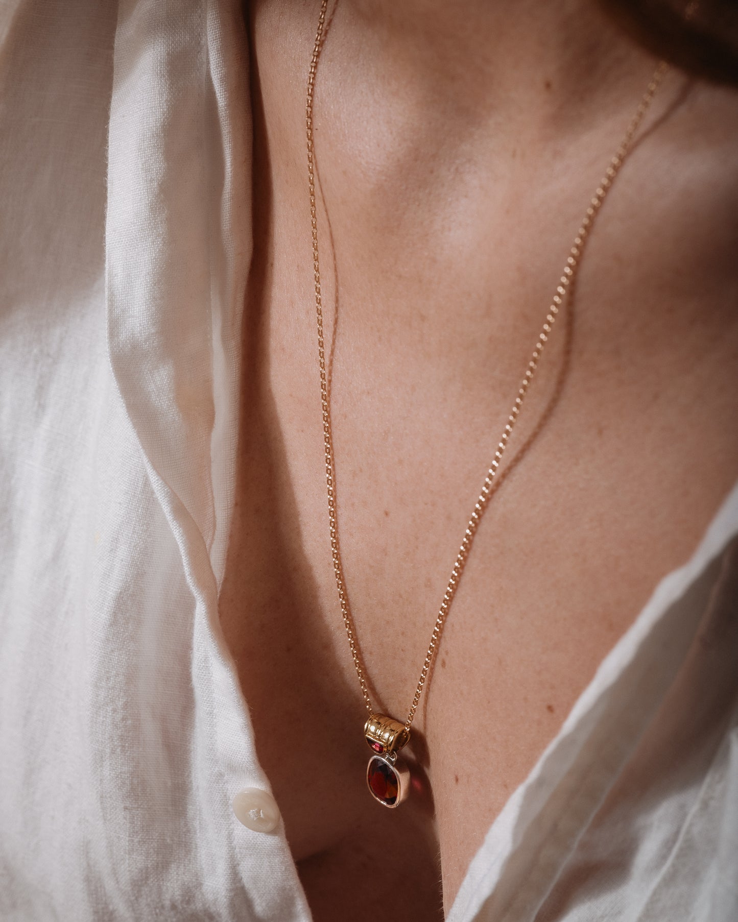 The Jasmyn Garnet Necklace