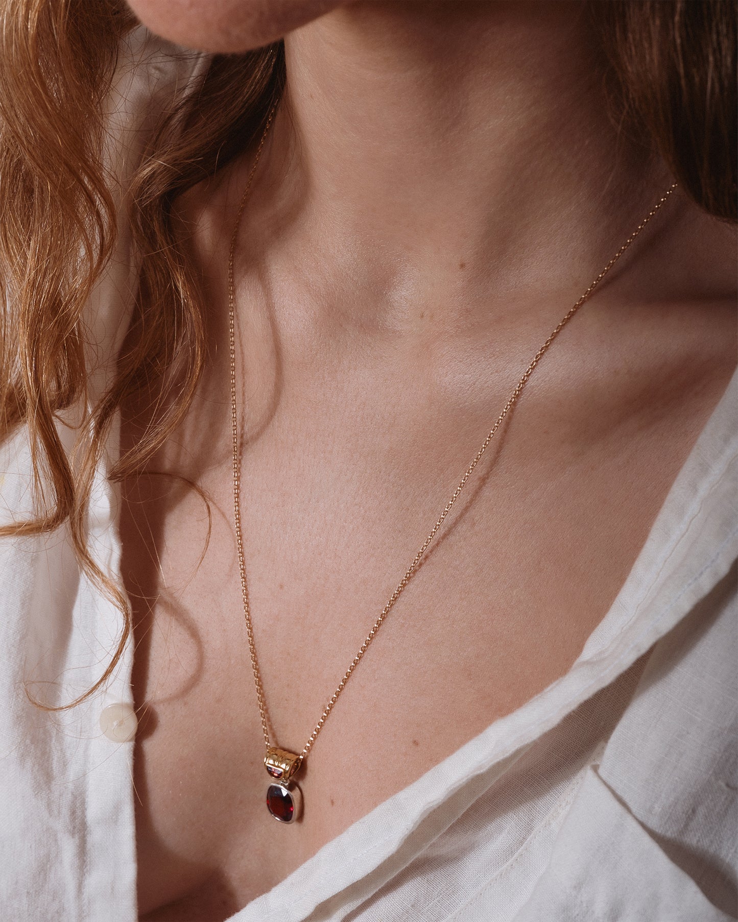 The Jasmyn Garnet Necklace