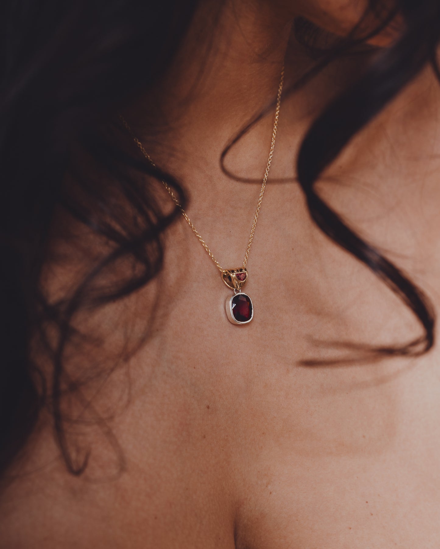 The Jasmyn Garnet Necklace